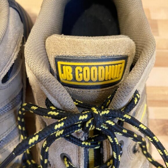 JB Goodhue Mens Hiking Shoes Size 8.5 Brown Black Suede Mesh size 9 ortopedic - Picture 5 of 13